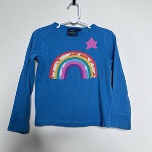 Mini Boden Girls Long Sleeve Size 3-4 Years Rainbow Colorful